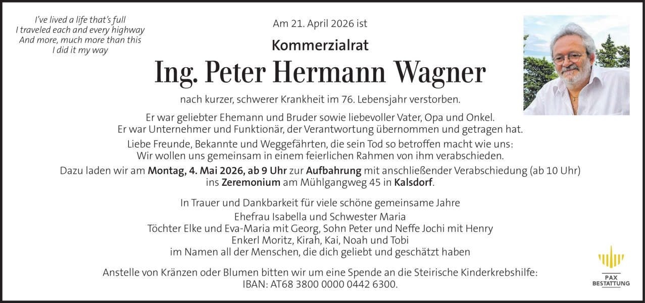 Parte von Peter Wagner
