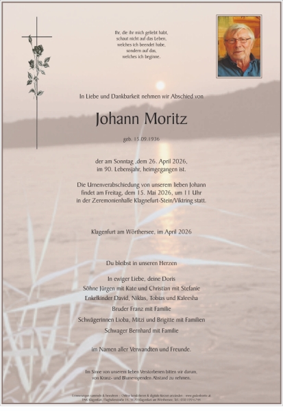 Parte von Johann Moritz