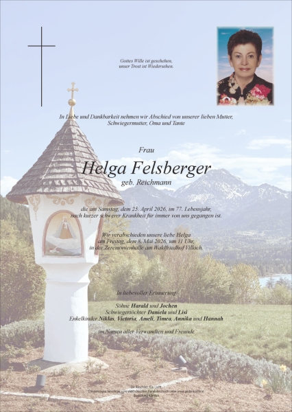 Parte von Helga Felsberger