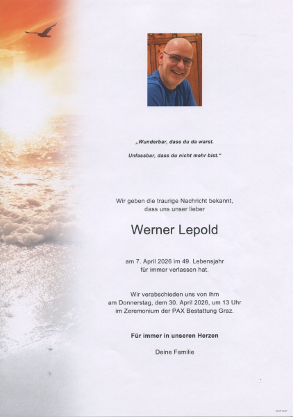 Parte von Werner Lepold