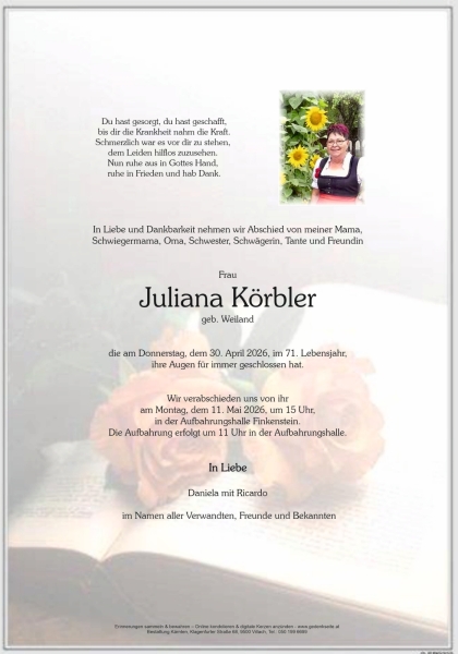 Parte von Juliana Körbler