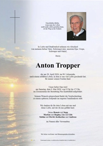 Parte von Anton Tropper