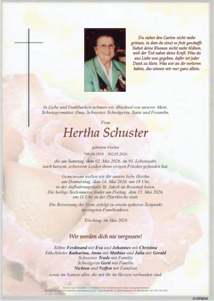 Parte von Hertha Schuster