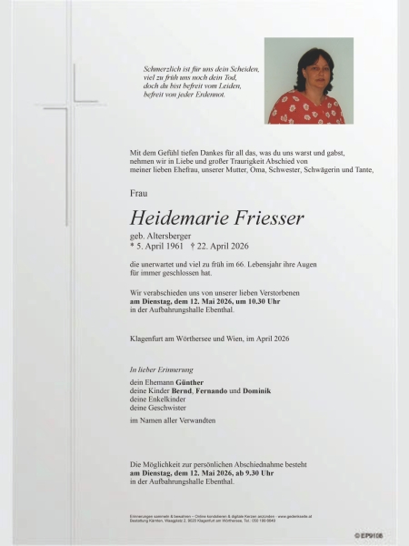 Parte von Heidemarie Friesser
