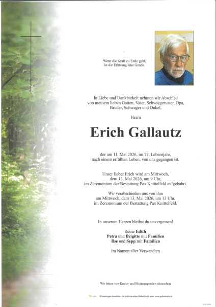 Parte von Erich Gallautz