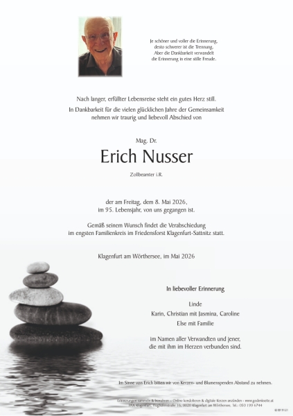 Parte von Erich Nusser