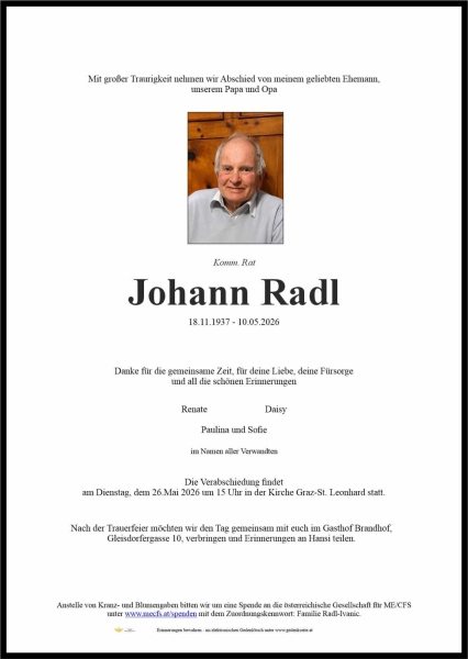 Parte von Johann Radl