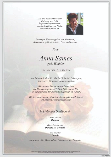 Parte von Anna Sames