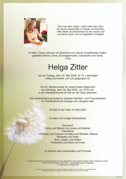 Parte von Helga  Zitter