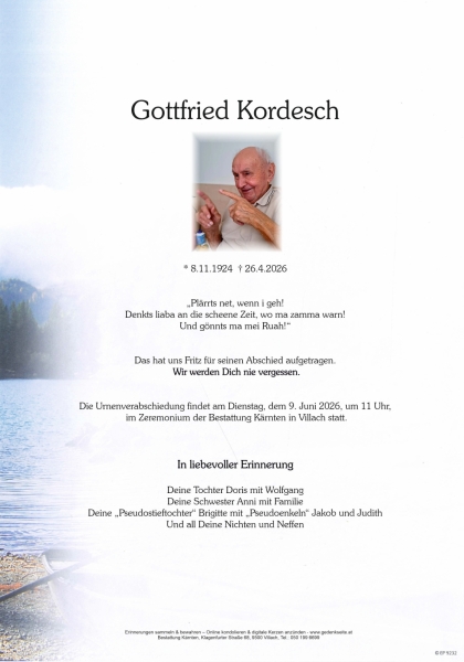 Parte von Gottfried Kordesch