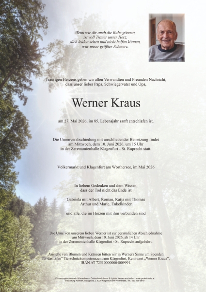 Parte von Werner Kraus