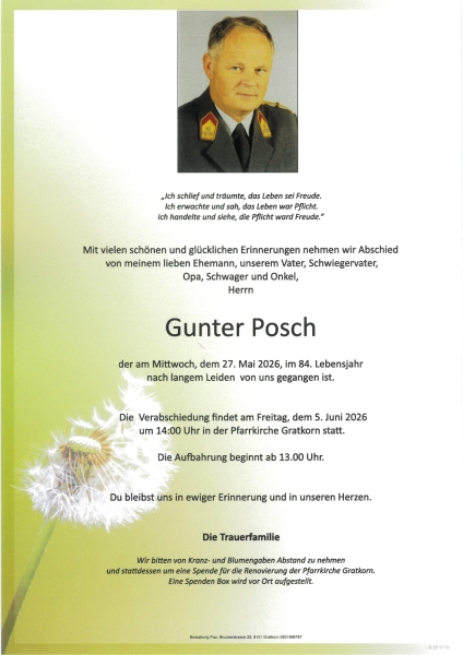 Parte von Gunter Posch