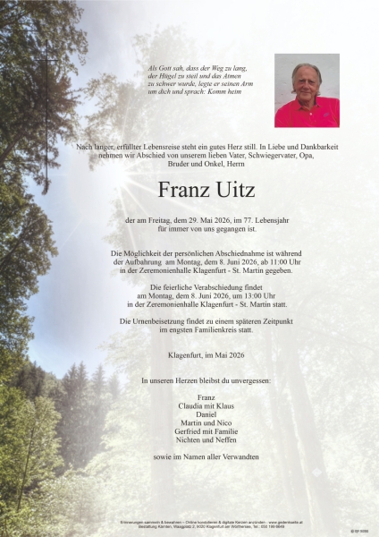 Parte von Franz Uitz