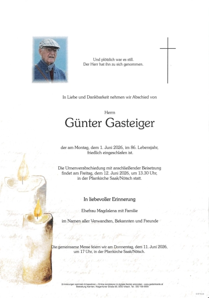 Parte von Günter Gasteiger