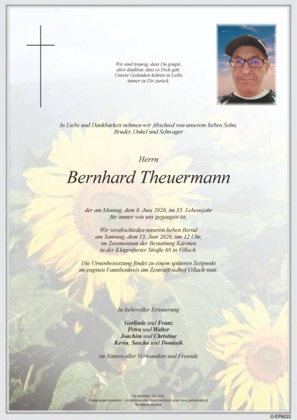 Parte von Bernhard Theuermann