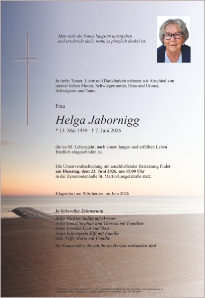 Parte von Helga Jabornigg