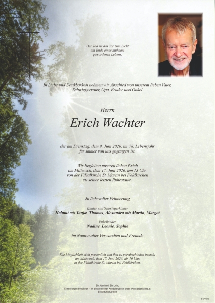 Parte von Erich Wachter