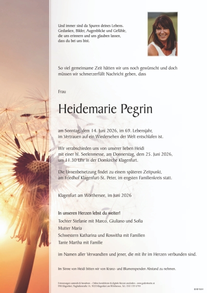 Parte von Heidemarie Pegrin