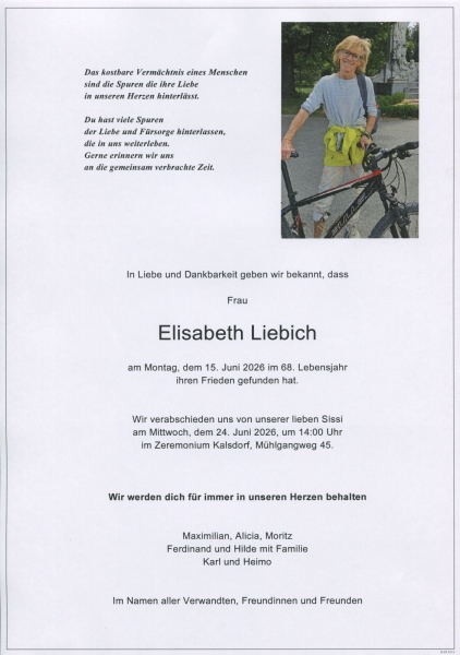 Parte von Elisabeth  Liebich
