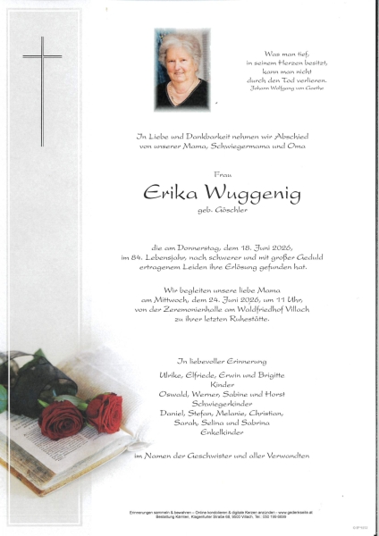 Parte von Erika Wuggenig