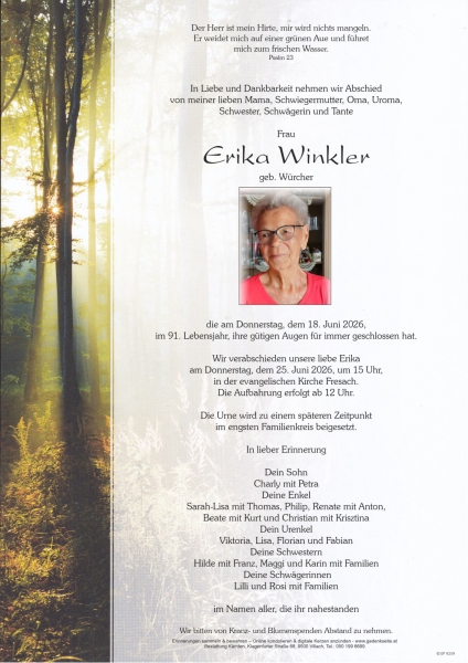 Parte von Erika Winkler