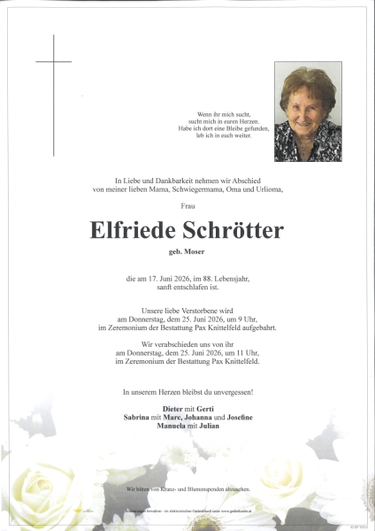 Parte von Elfriede Schrötter