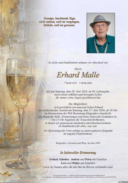 Parte von Erhard Malle