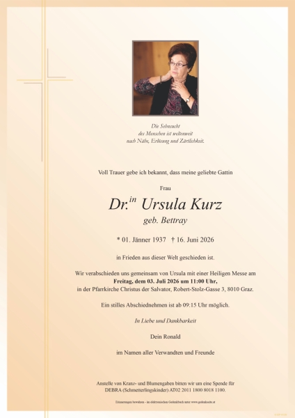 Parte von Ursula Kurz