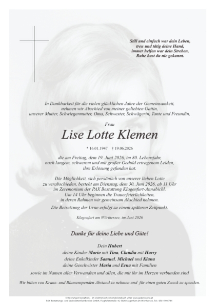 Parte von Lise Lotte Klemen