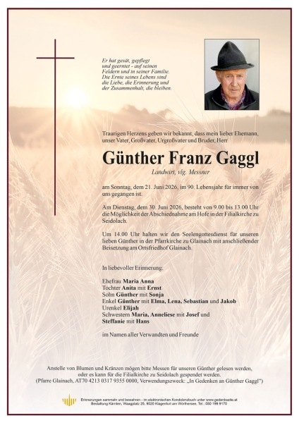 Parte von Günther Franz Gaggl