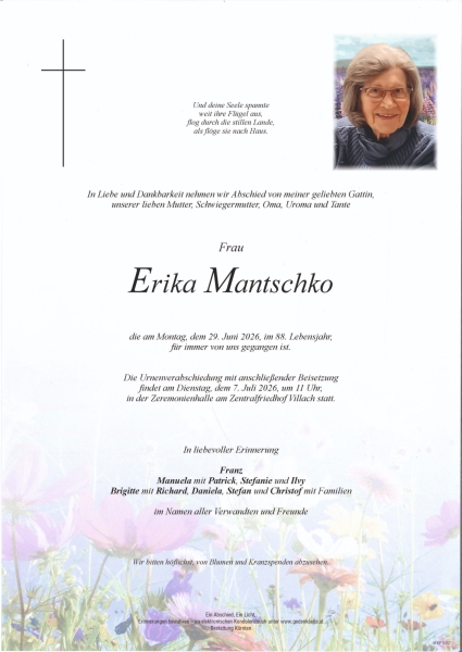 Parte von Erika Mantschko