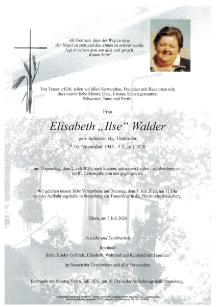 Parte von Elisabeth   Walder