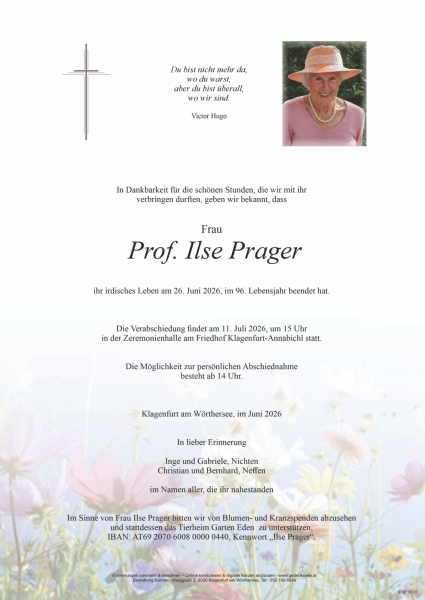 Parte von Ilse Prager