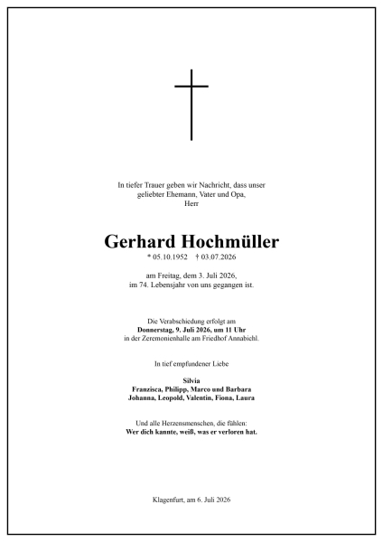 Parte von Gerhard Hochmüller