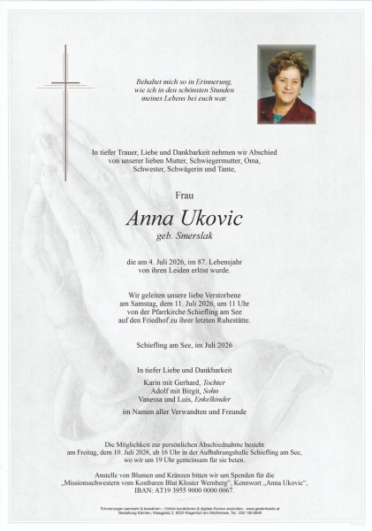 Parte von Anna Ukovic
