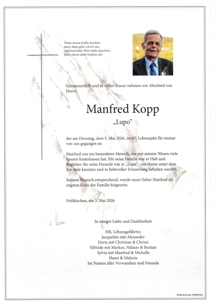 Parte von Manfred Kopp
