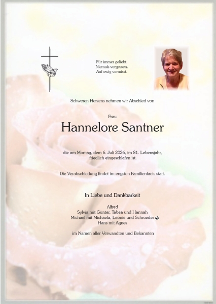 Parte von Hannelore  Santner