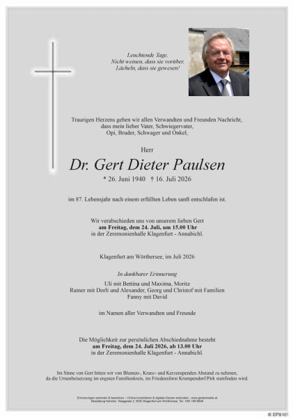 Parte von Gert Dieter Paulsen