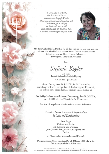 Parte von Stefanie Kogler