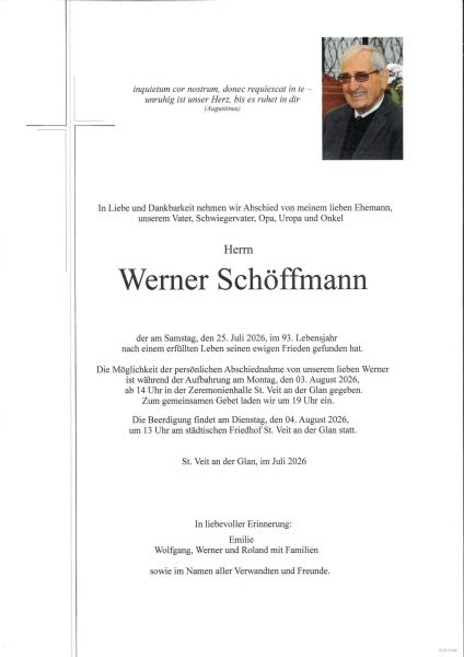 Parte von Werner Schöffmann