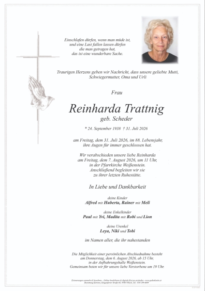 Parte von Reinharda Trattnig