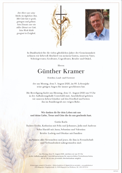 Parte von Günther Kramer