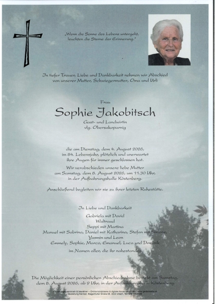 Parte von Sophie Jakobitsch
