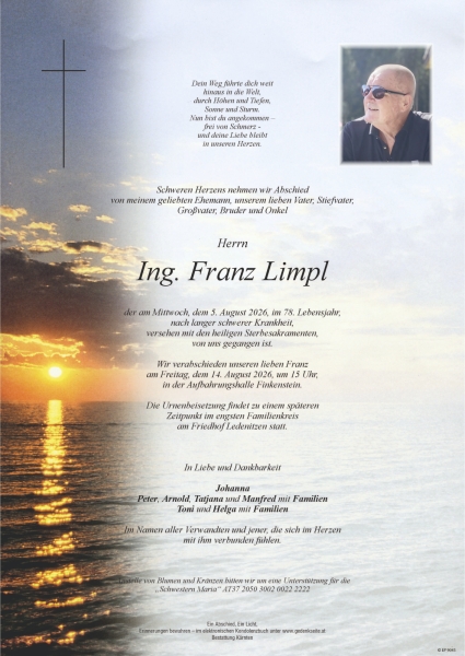 Parte von Franz Limpl