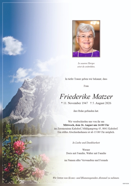Parte von Friederike Matzer