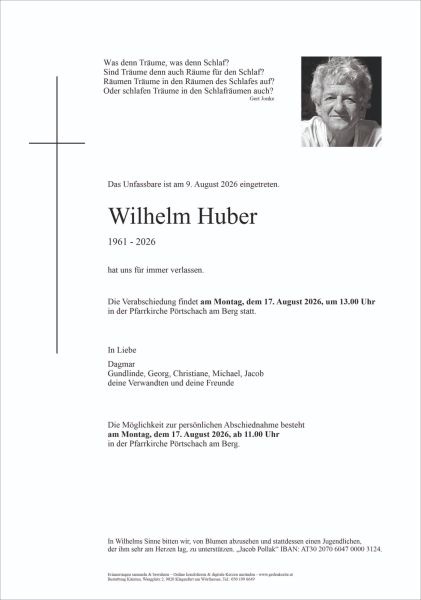 Parte von Wilhelm Huber