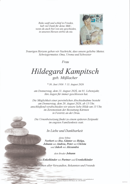 Parte von Hildegard Kampitsch