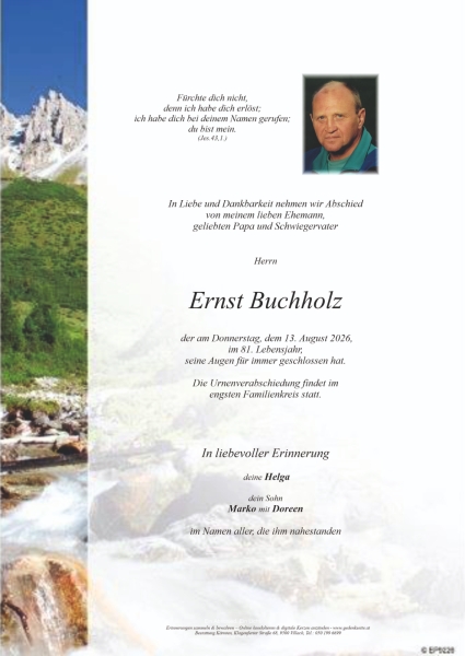 Parte von Ernst Buchholz