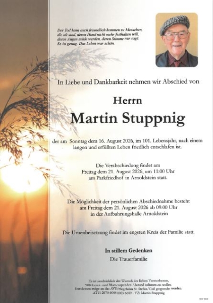 Parte von Martin Stuppnig