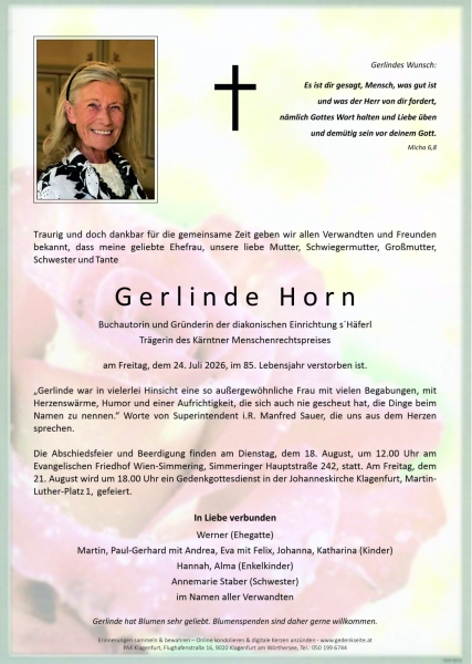 Parte von Gerlinde Horn